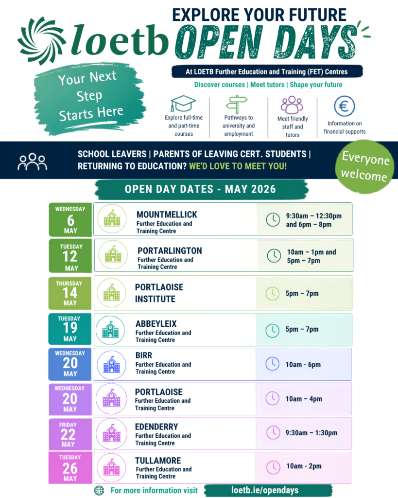 LOETB May Open Days 2026