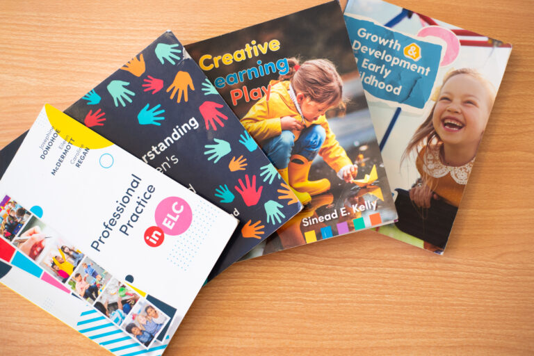 Early Learning and Care books on table